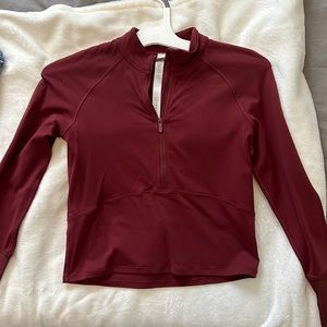 Lululemon cropped quarterzip
